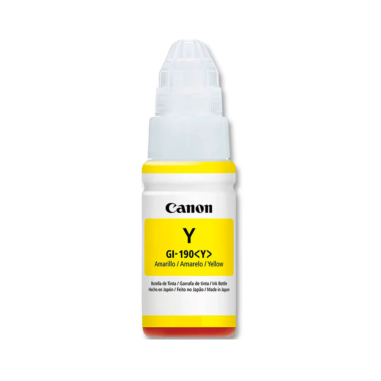 Tinta de impresora Canon PIXMA GI-190 Amarillo 70 ML