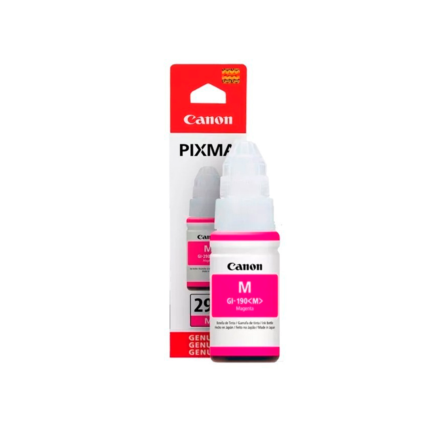 Tinta de impresora Canon PIXMA GI-190 Magenta 70 ML