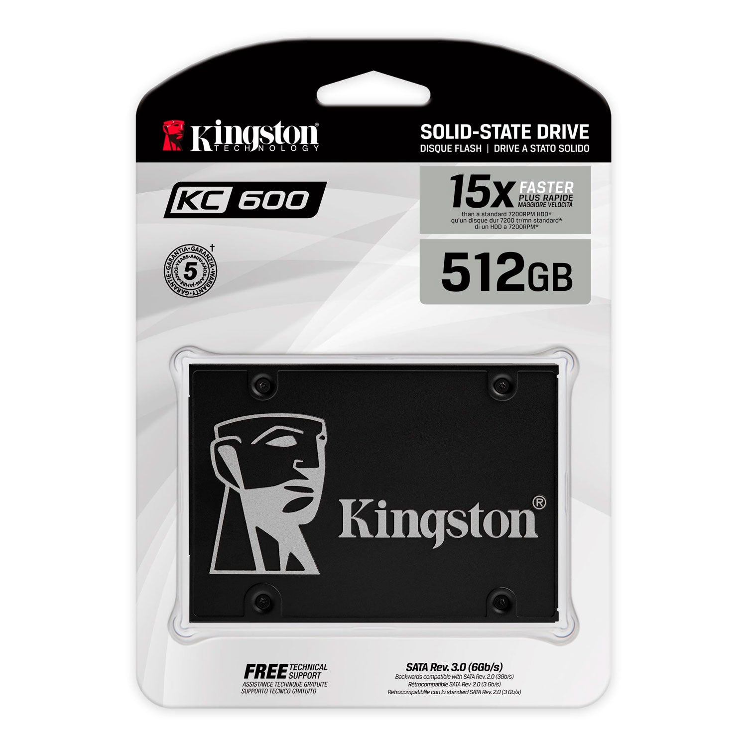 Disco Ssd Kingston 512gb Kc600 15xfaster | Lifemax