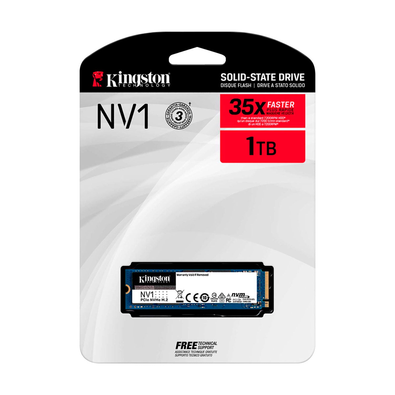 Disco Ssd Kingston M.2 1tb Nv1 Snvs/1000g | Lifemax