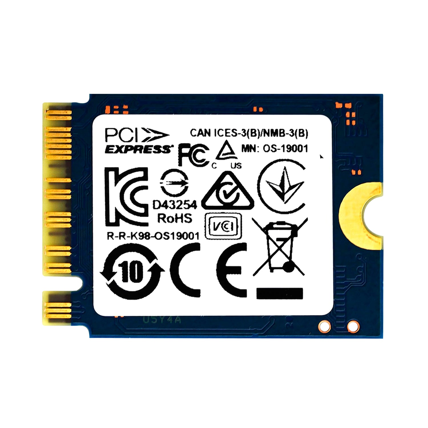 Disco Solido SSD Interno Kingston 256GB M.2 2230 PCIe 3 NVMe 2400MB/s 0M3PDP3256B-AD