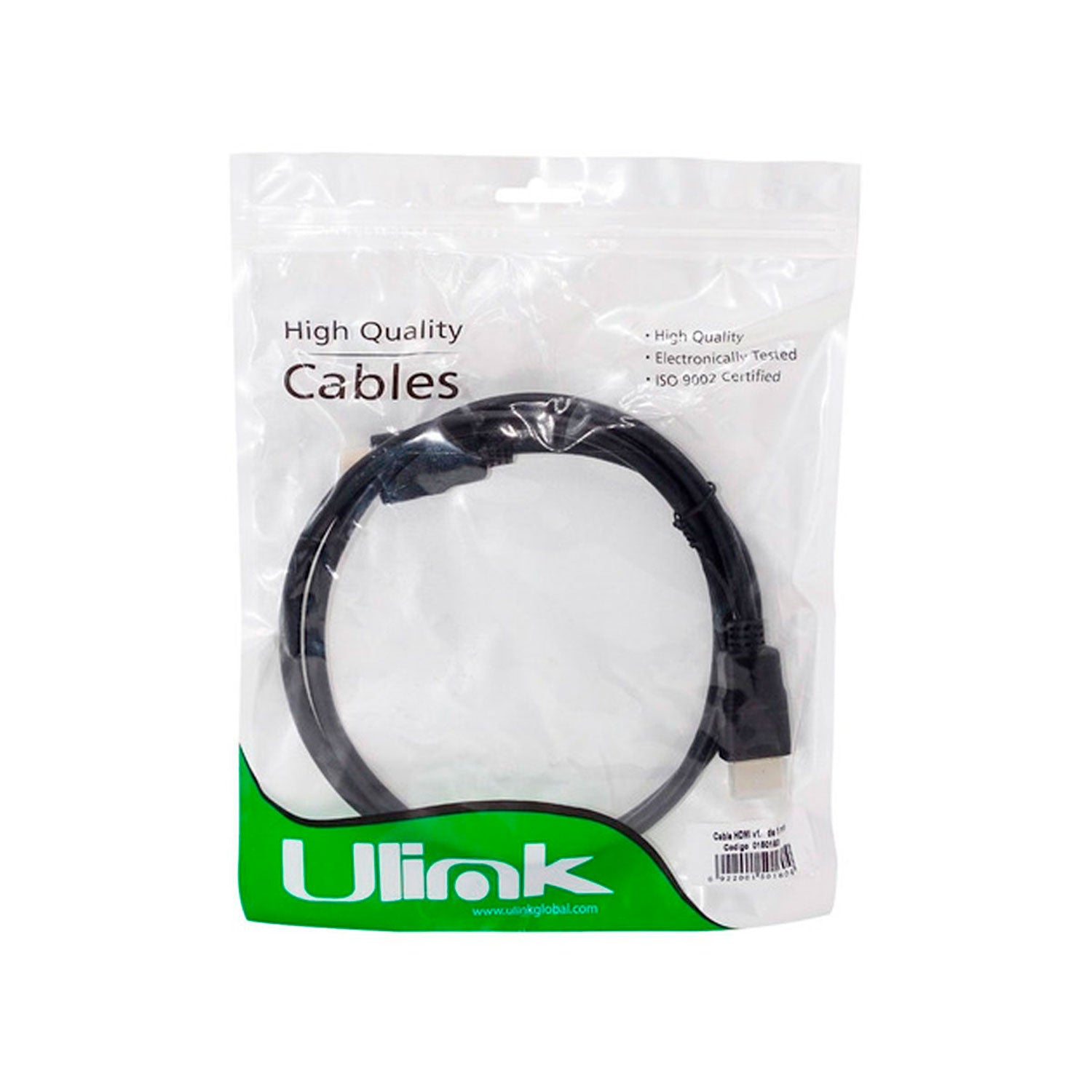 Cable HDMI a HDMI 1.8mts v1.4 3D CCS Aleación 150145 | Lifemax