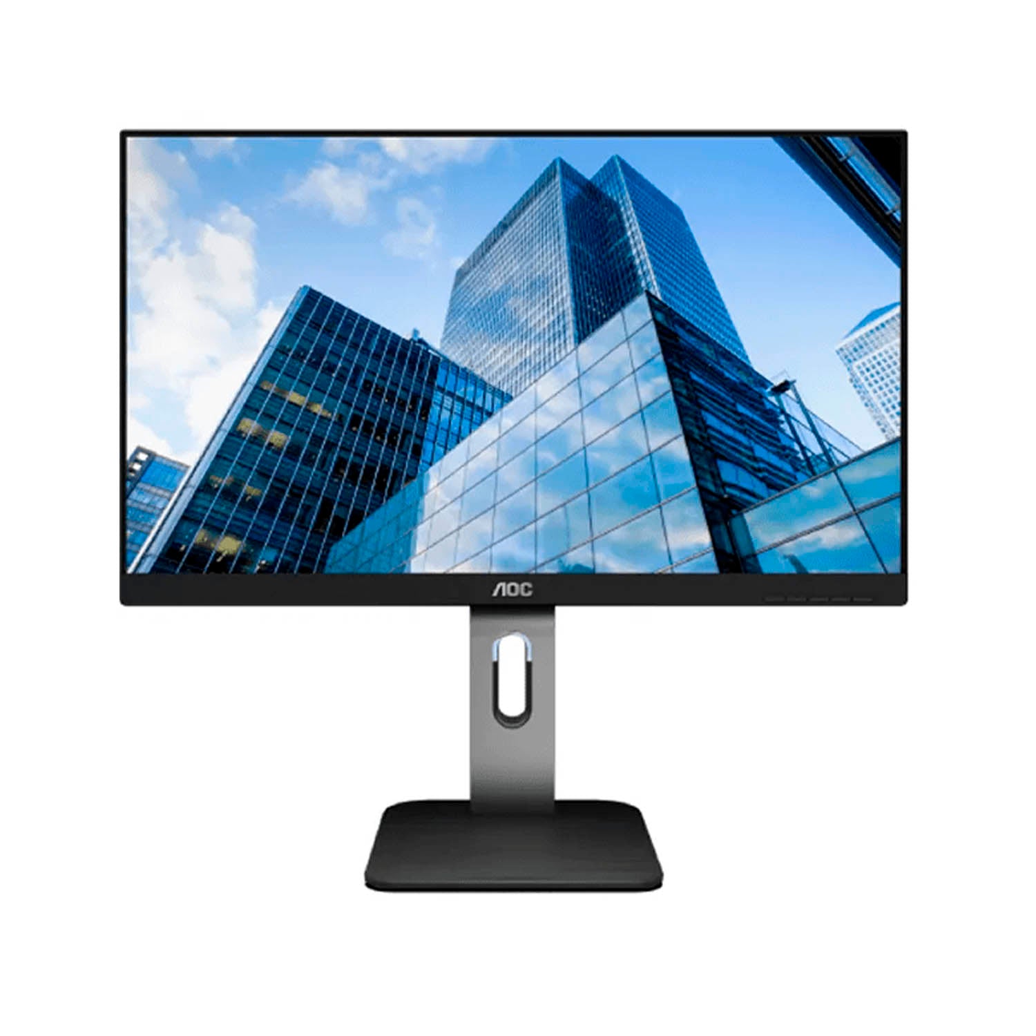 Monitor AOC 24P1U 23.8in FHD Panel IPS 60Hz 5ms Multipuerto Pivotable Low Blue Light Flicker Free