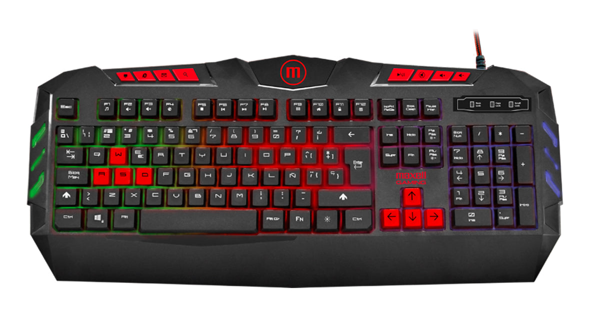 Teclado Gamer Maxell CA-KB-1200 Iluminacion RGB [ 347835 ]