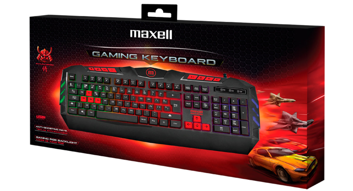 Teclado Gamer Maxell CA-KB-1200 Iluminacion RGB [ 347835 ]