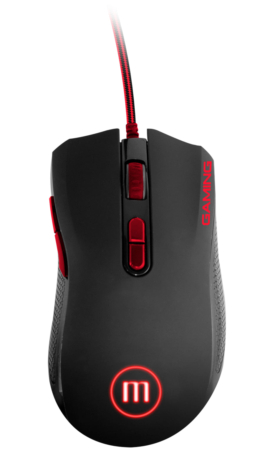 Mouse Gaming USB Optico Maxell CA-MOWR-MXG Cable 2m Sensor Ajustable 3200dpi Compatible Windows-Mac