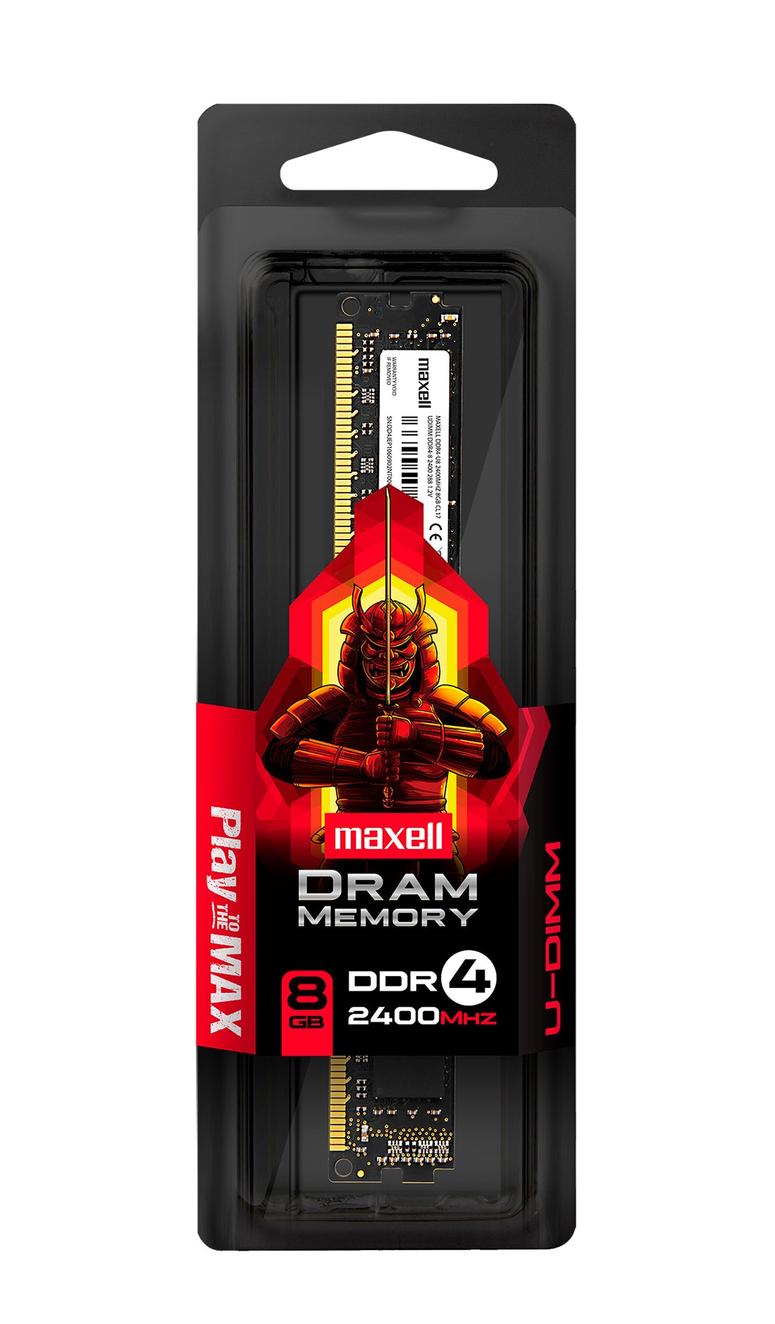 Memoria Ram 8GB Maxell PC Gamers DDR4 2400MHz U-DIMM  1.20 V [ 348522 ]