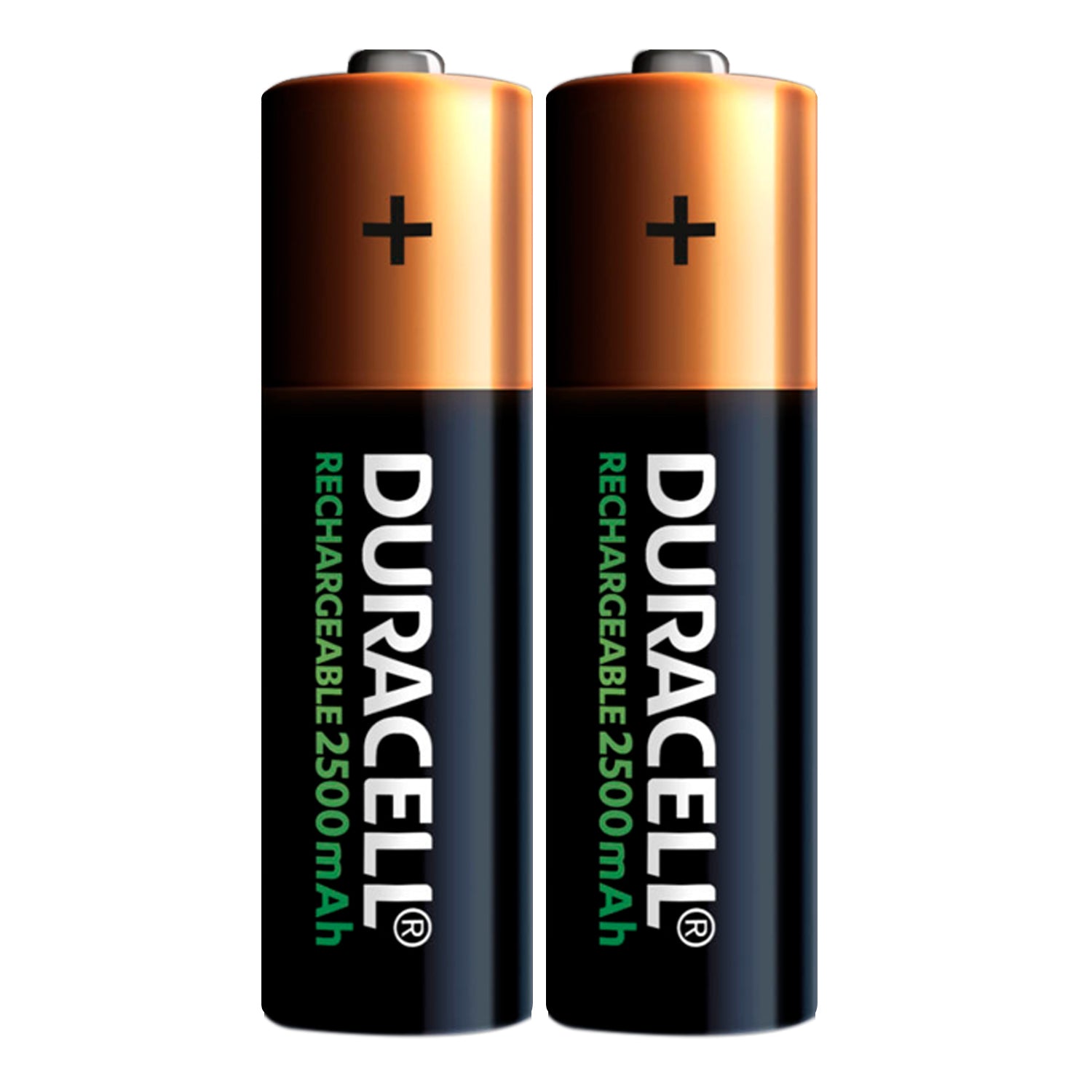 Pilas Recargable AA HR6 x2 1.2V Cilindrica Duracell Capacidad 2500mAh Dura Mas Mucho Mas