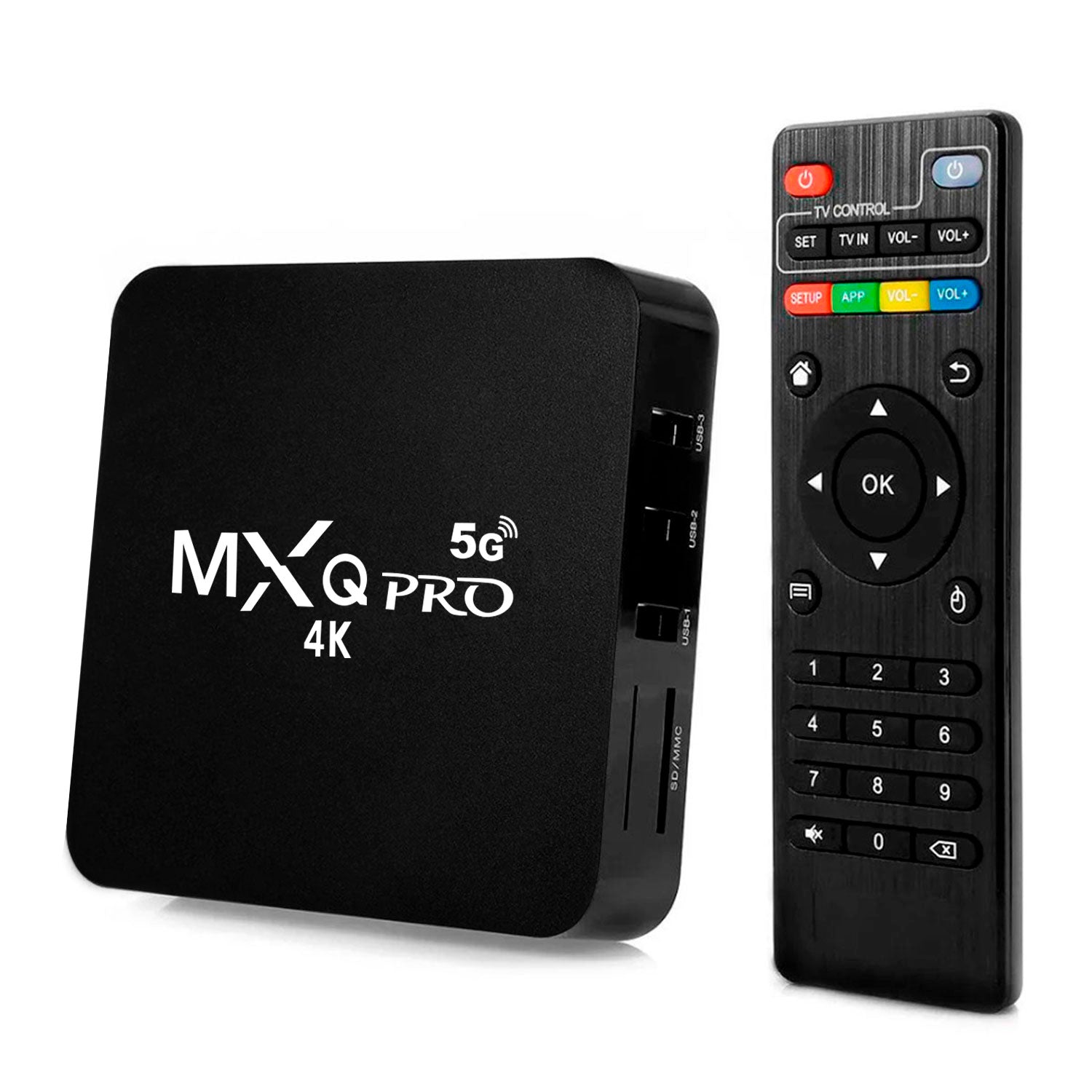 Dispositivo de TV inteligente MXQPRO 4k 8GB+128gb Wifi 5G QC