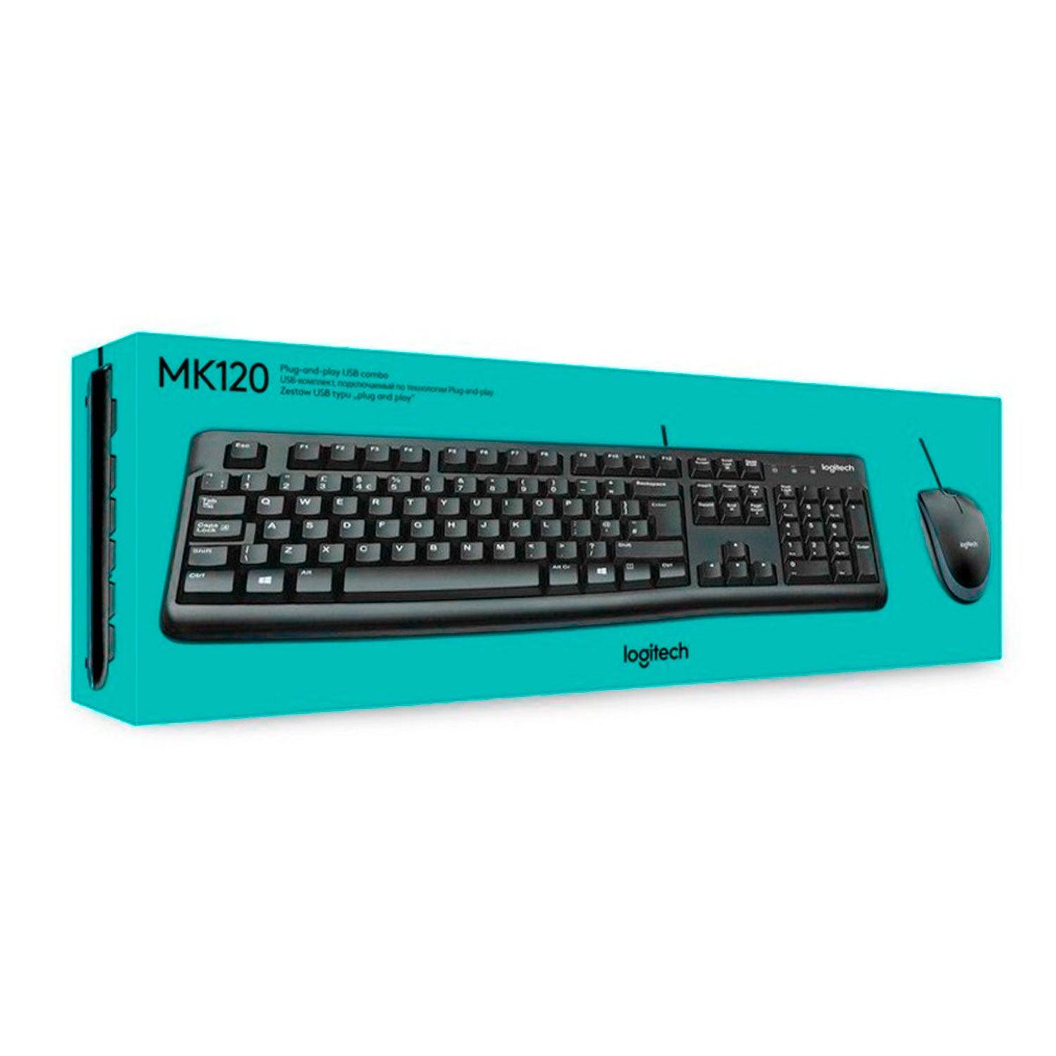 Kit teclado + Mouse Logitech MK120 Español [920-004428]