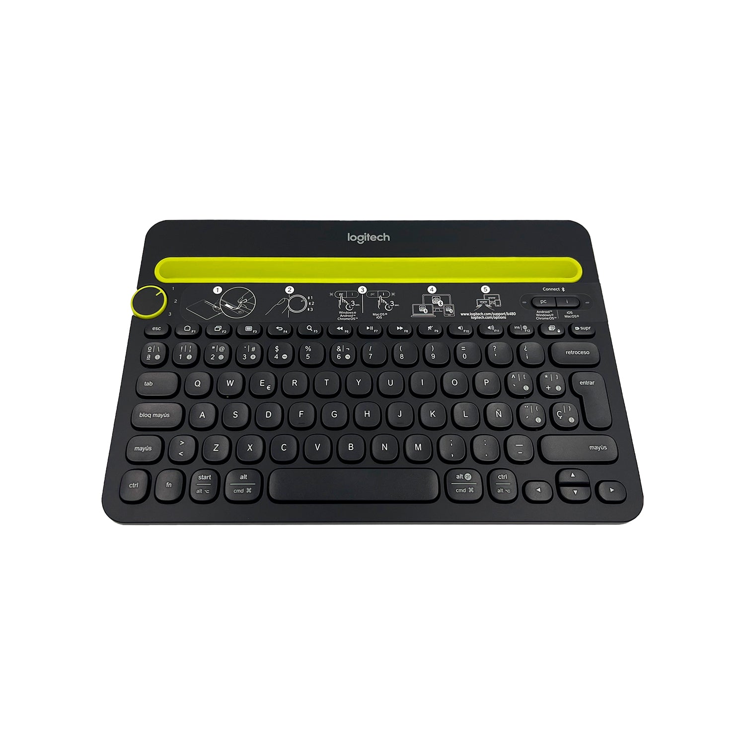 Teclado Inalambrico Logitech K480 Multi-Device [920-006346]