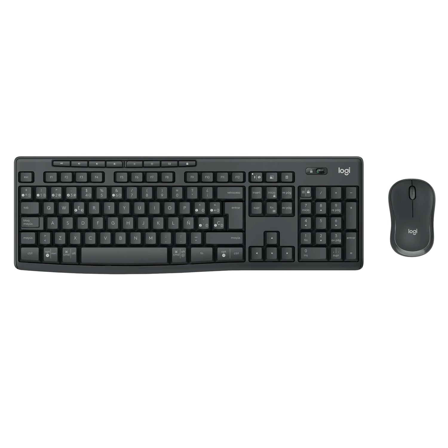 Kit Teclado y Mouse Inalambrico Logitech MK370 For Bussiness Antiderrame Optico 1000dpi Silent Touch