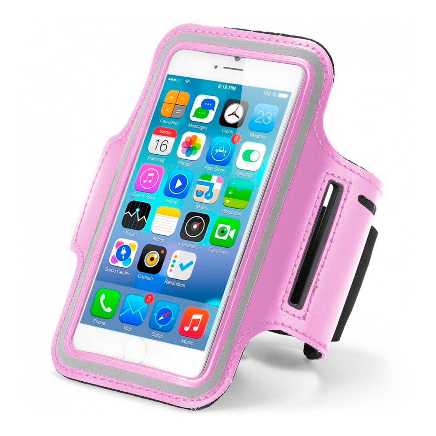 Brazalete Deportivo Impermeable Porta Celular Brazo Rosado | Lifemax