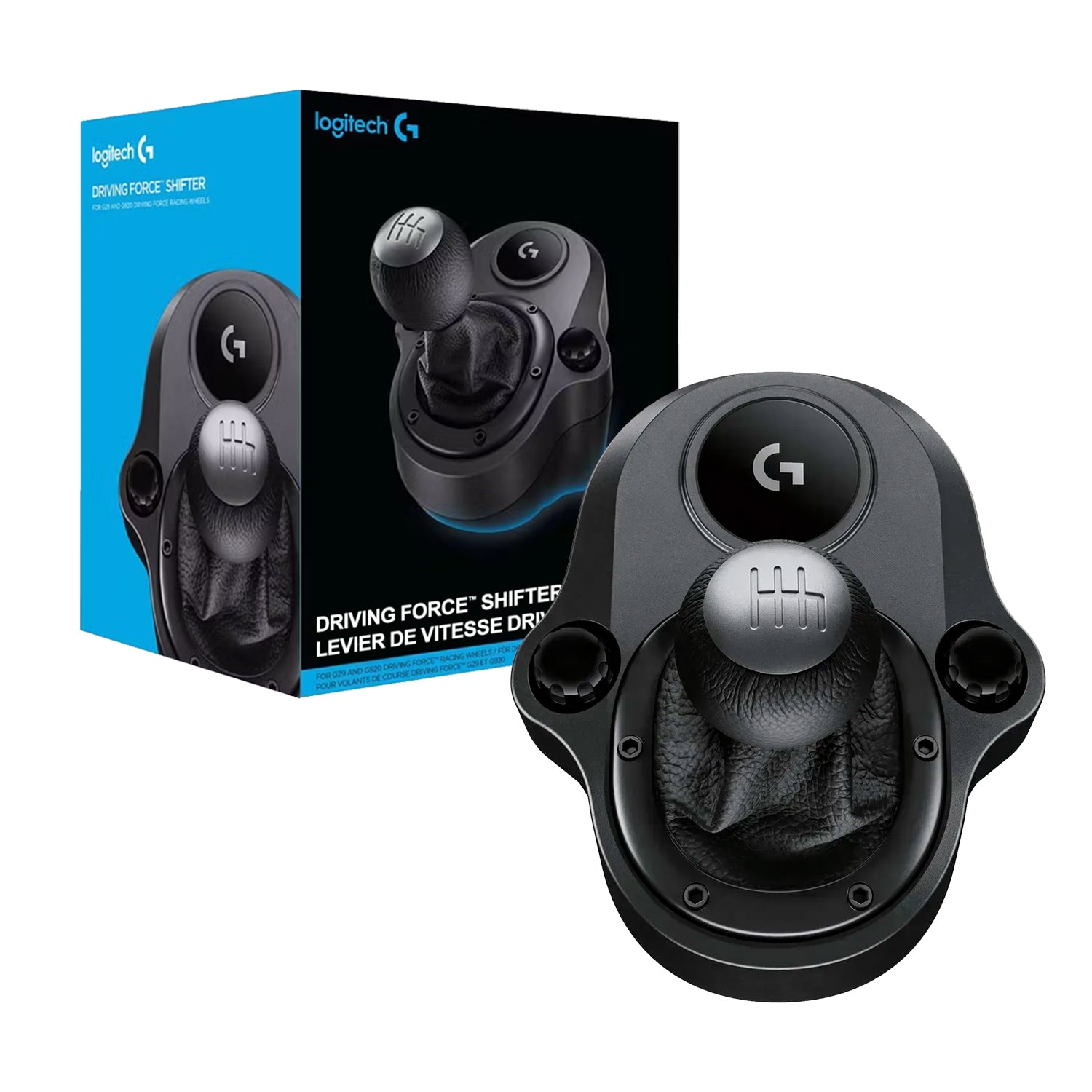 Palanca de Cambios Logitech Driving Force Shifter 6 Velocidades para Volantes G923 / G29 / G920