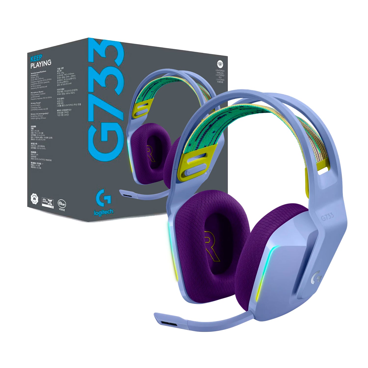 Audifonos logitech fashion g 733