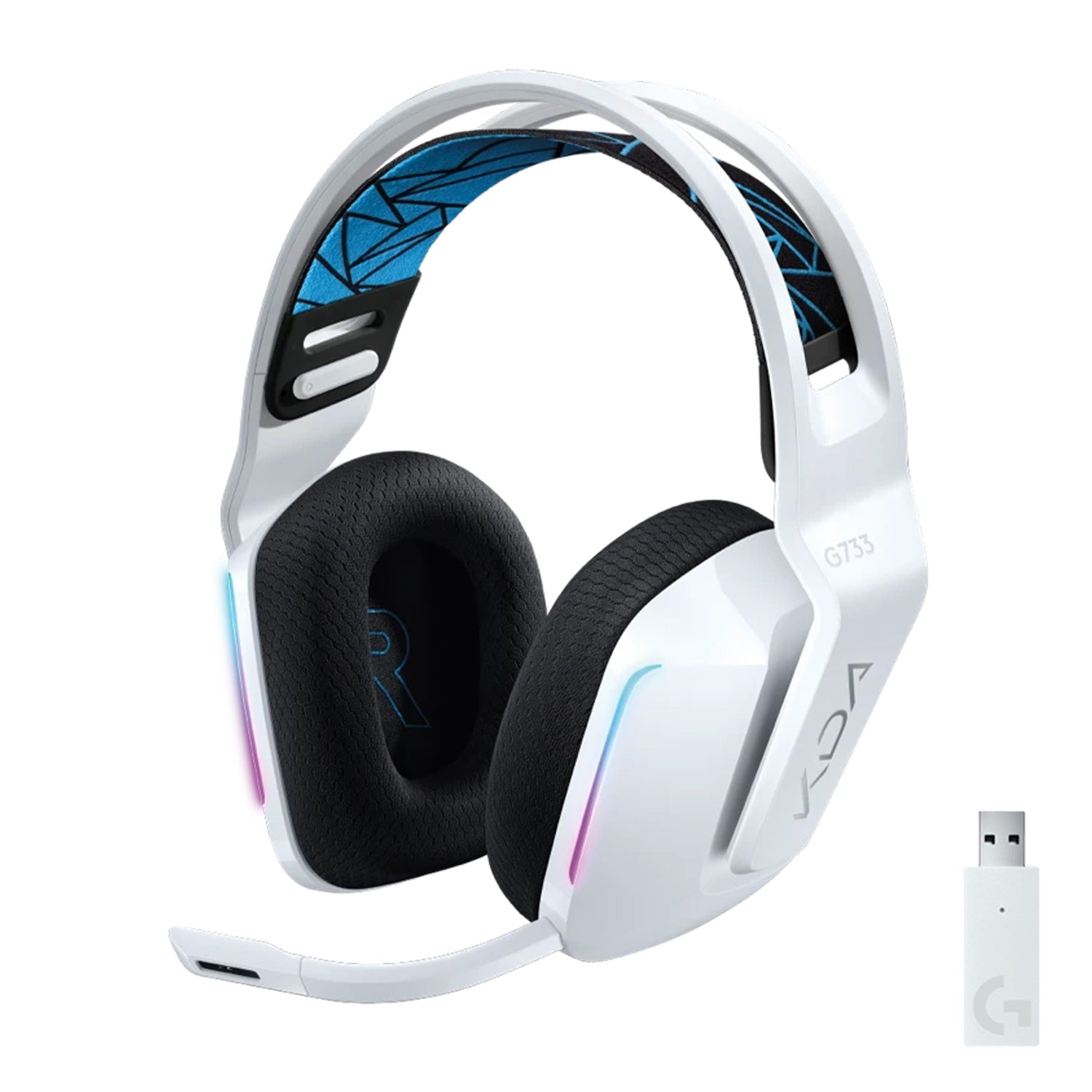 Audifono Gamer Inalambrico Logitech G733 KDA Lightspeed DTS Headphone:X 2.0 Microfono Cardioide