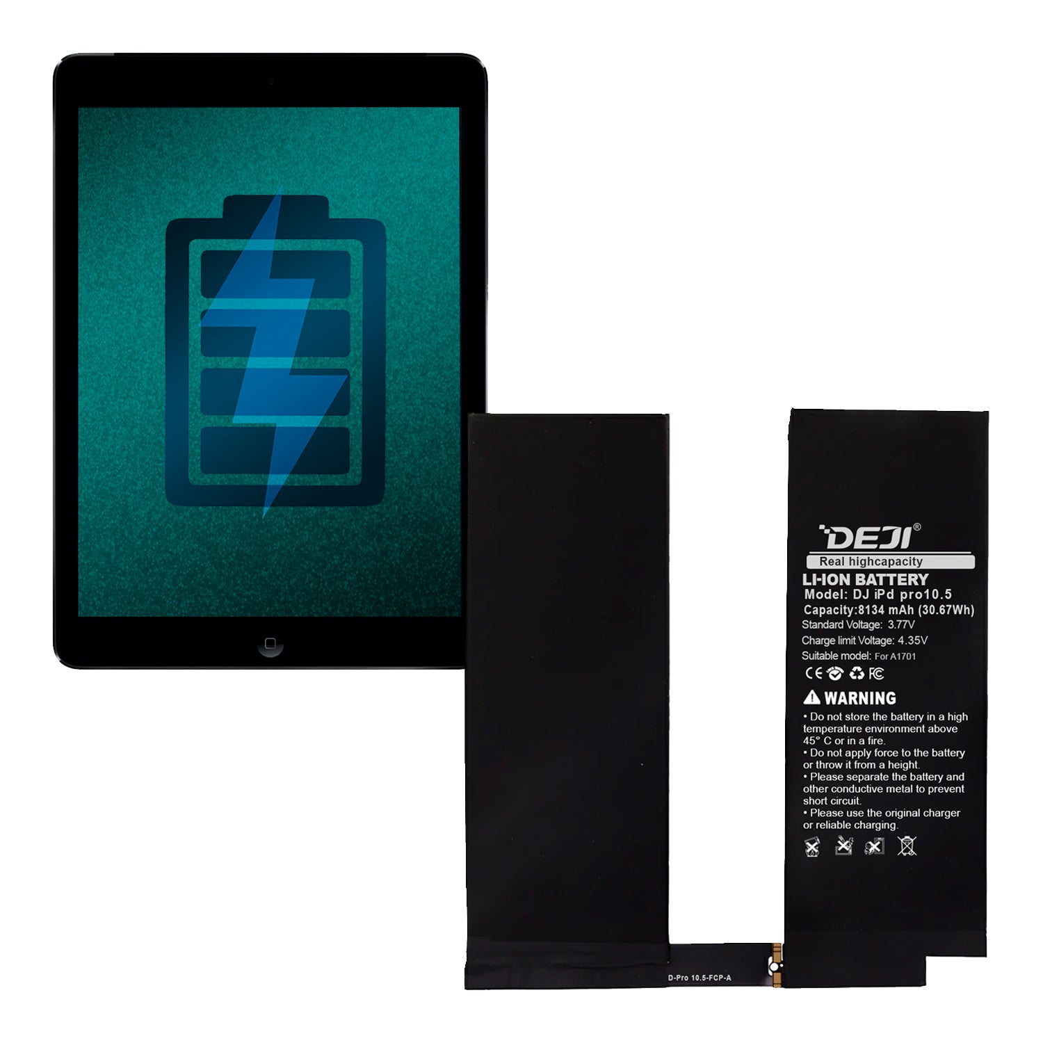 Bateria para iPad Pro 10.5 DEJI IC Original Capacidad 8134mAh Maxima Duracion