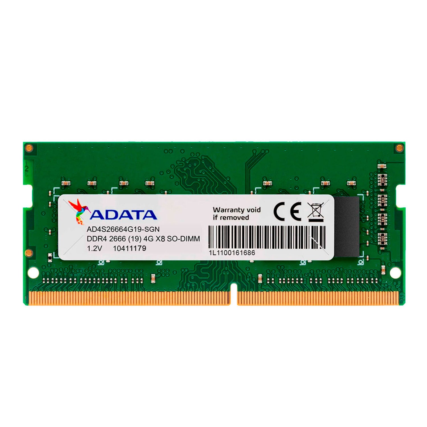 Memoria Ram Notebook DDR4 4GB 2666 Adata [AD4S26664G19-SGN] | Lifemax