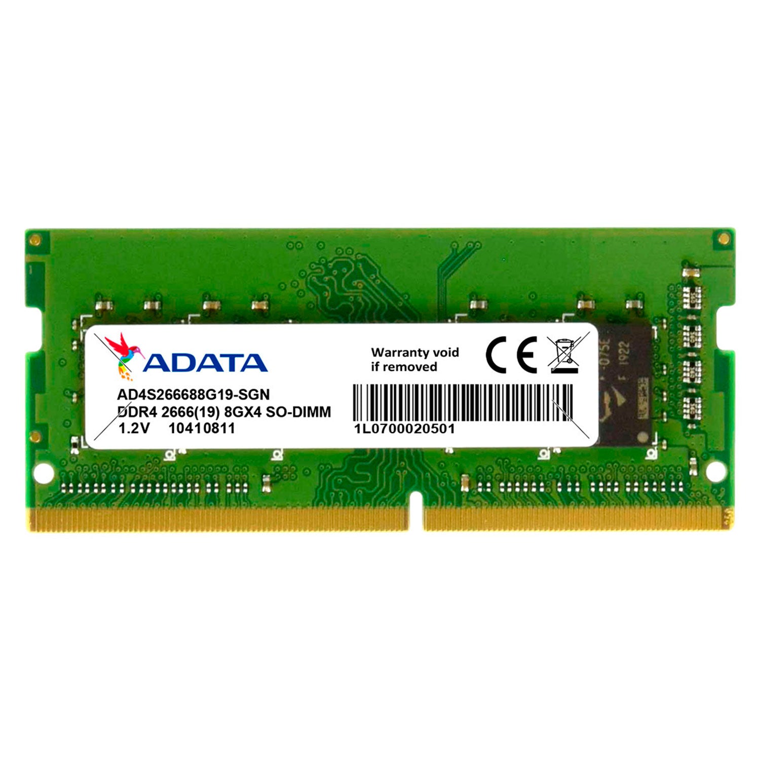 Memoria Ram Adata 8gb Ddr4 2666mhz Sodimm | Lifemax