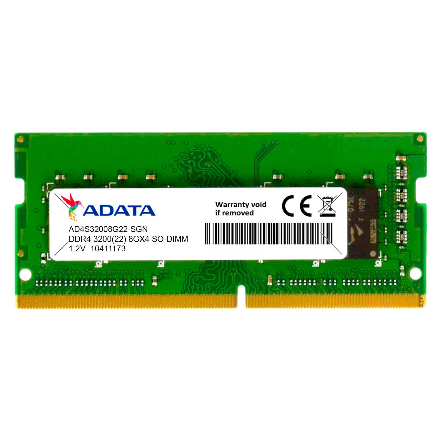 Memoria Ram Notebook DDR4 8GB Adata SO-DIMM AD4S32008G22-SGN | Lifemax