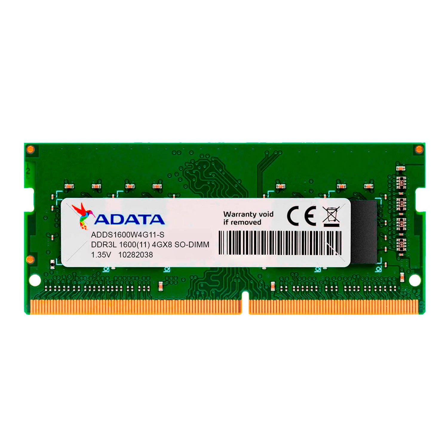 Memoria Ram Notebook DDR3L 4GB Adata SO-DIMM ADDS1600W4G11-S | Lifemax