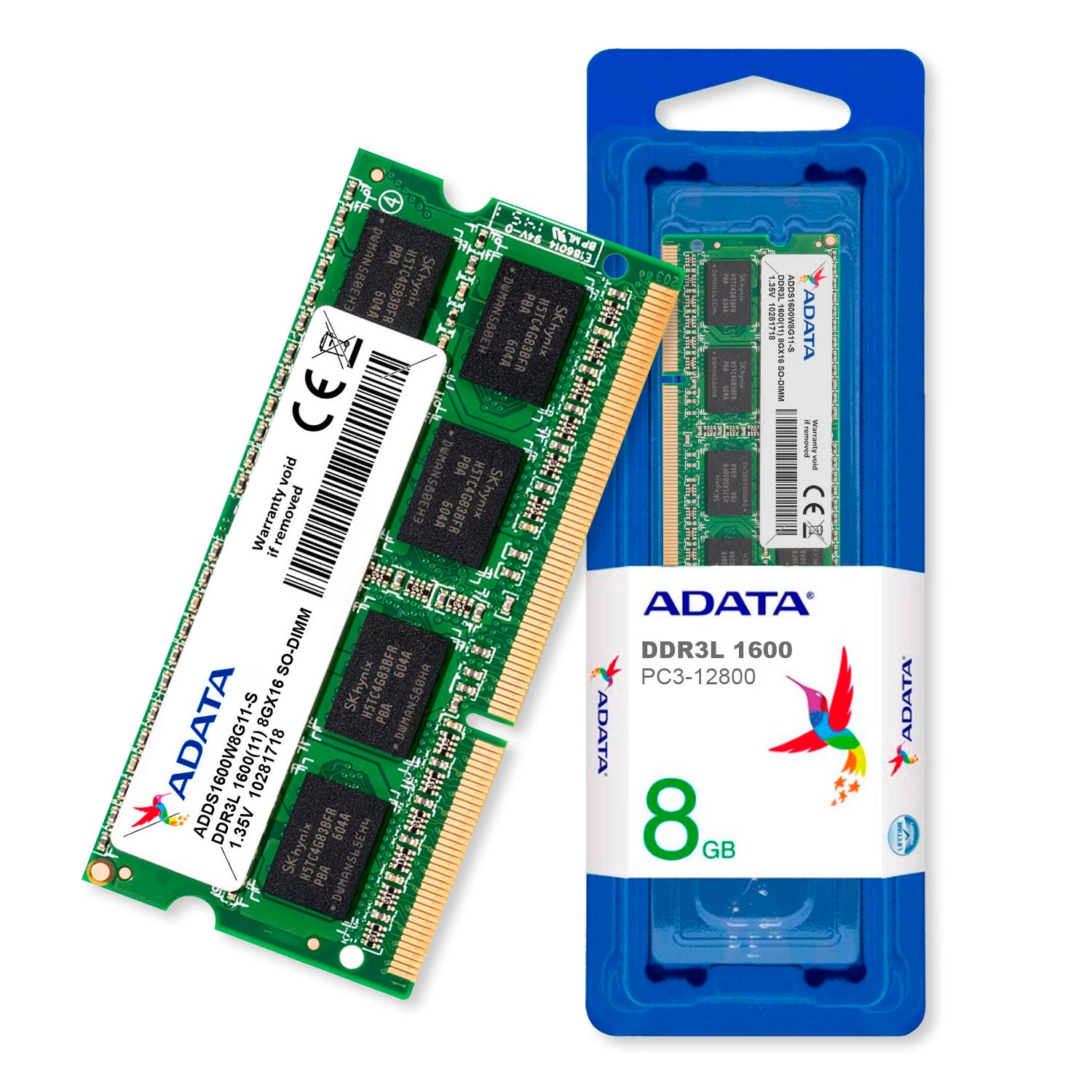 Memoria Ram Notebook DDR3L 8GB Adata SO-DIMM ADDS1600W8G11-S | Lifemax