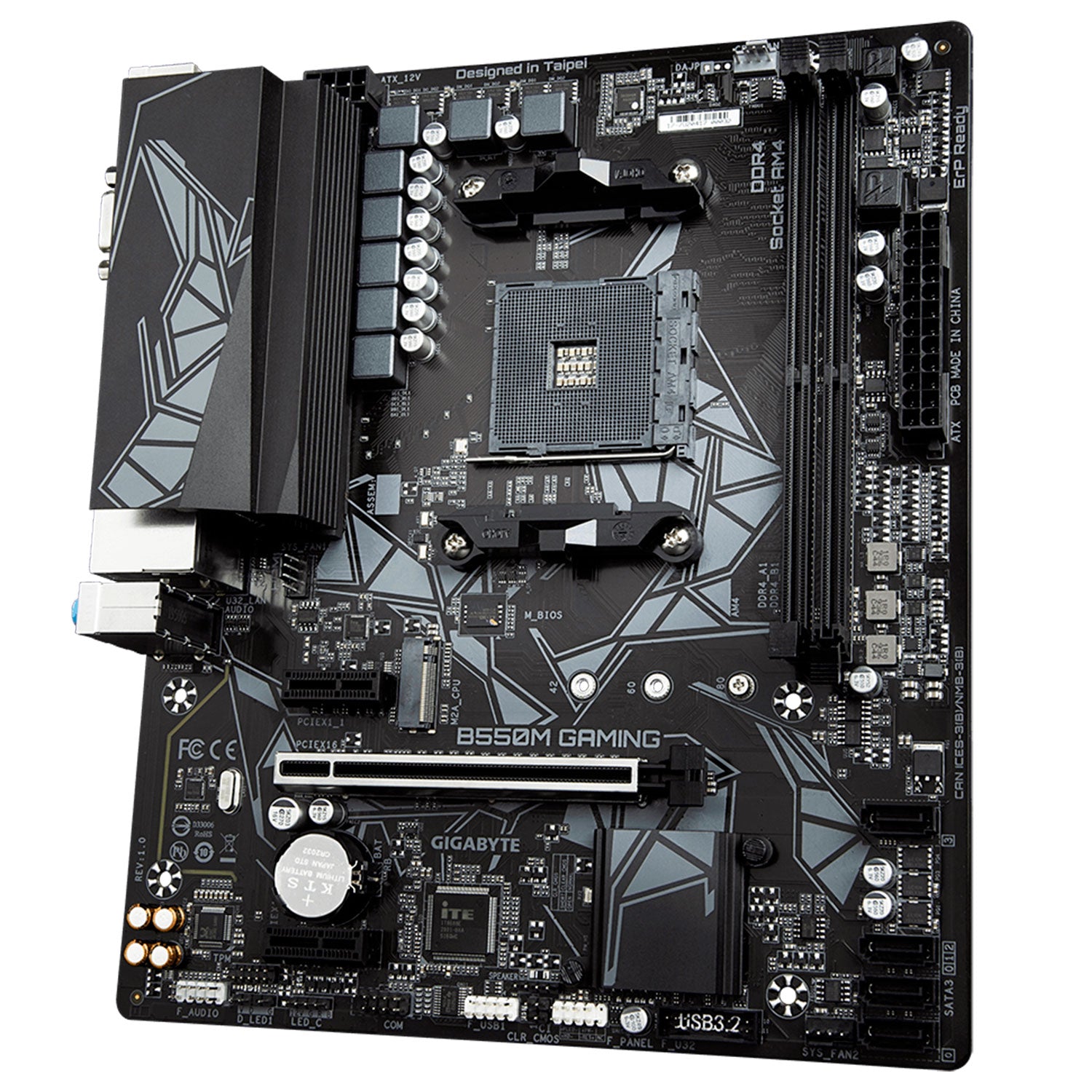 Placa Madre Gigabytes B550M Gaming AMD Socket AM4 Micro ATX RGB Fusion Pcle 4.0 M.2 [ B550MGAMING ]