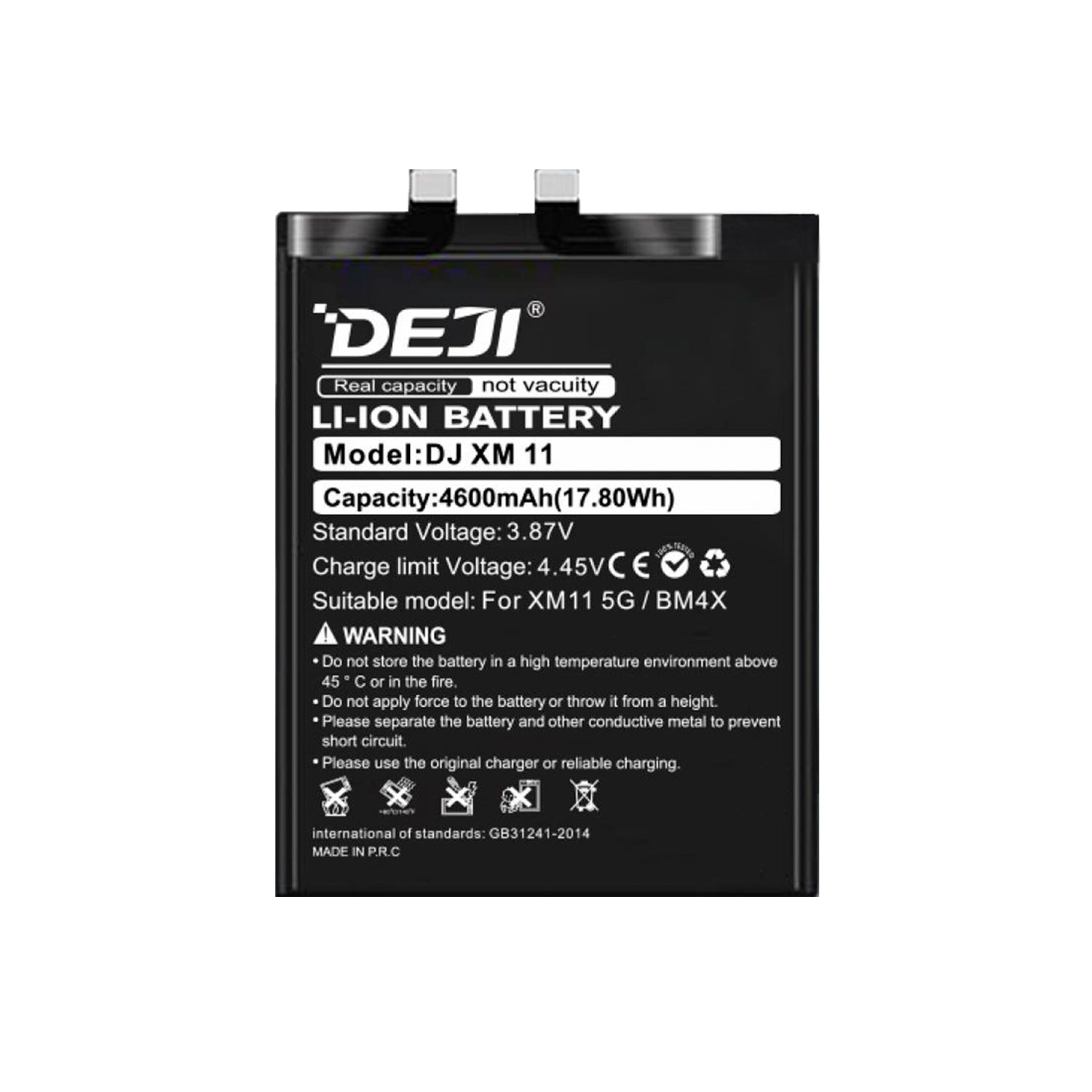 Bateria para Xiaomi Mi 11 5G DEJI IC Original Capacidad 4600mAh Maxima Duracion