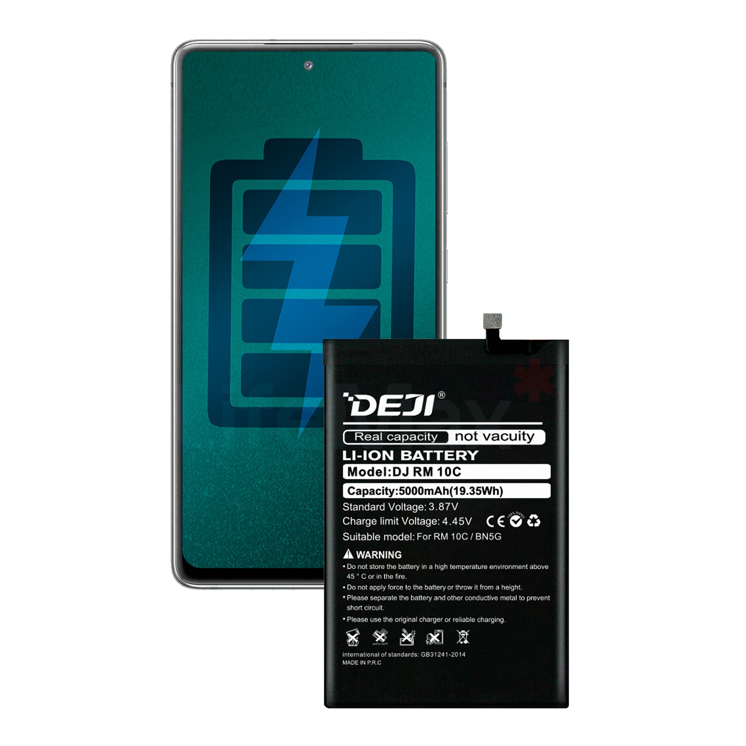 Bateria para Redmi 10C DEJI IC Original Capacidad 5000mAh Maxima Duracion