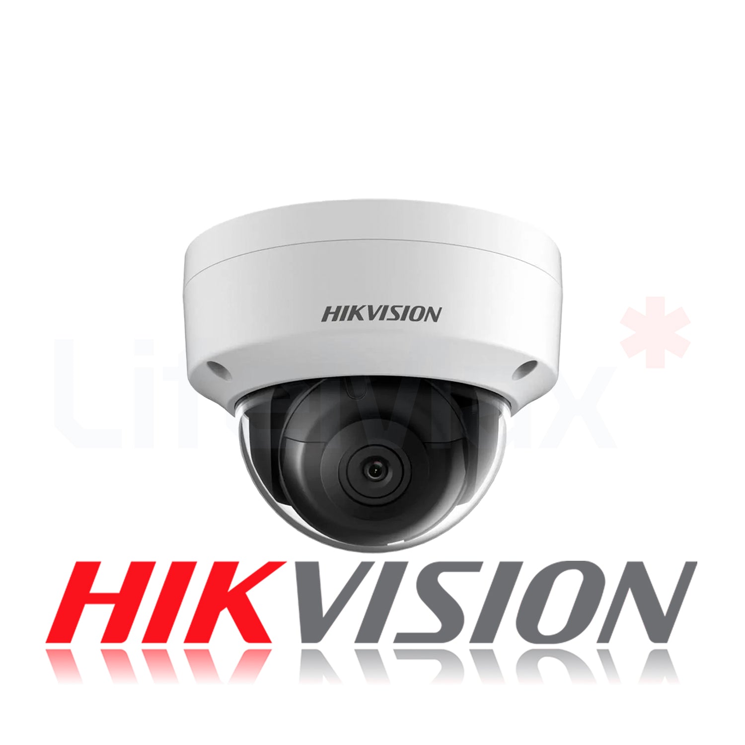 Camara IP Domo Exir Hikvision HD 2MP 2.8MM H.265+ IR30M MicroSD Hasta 256GB Proteccion IP67 IK10