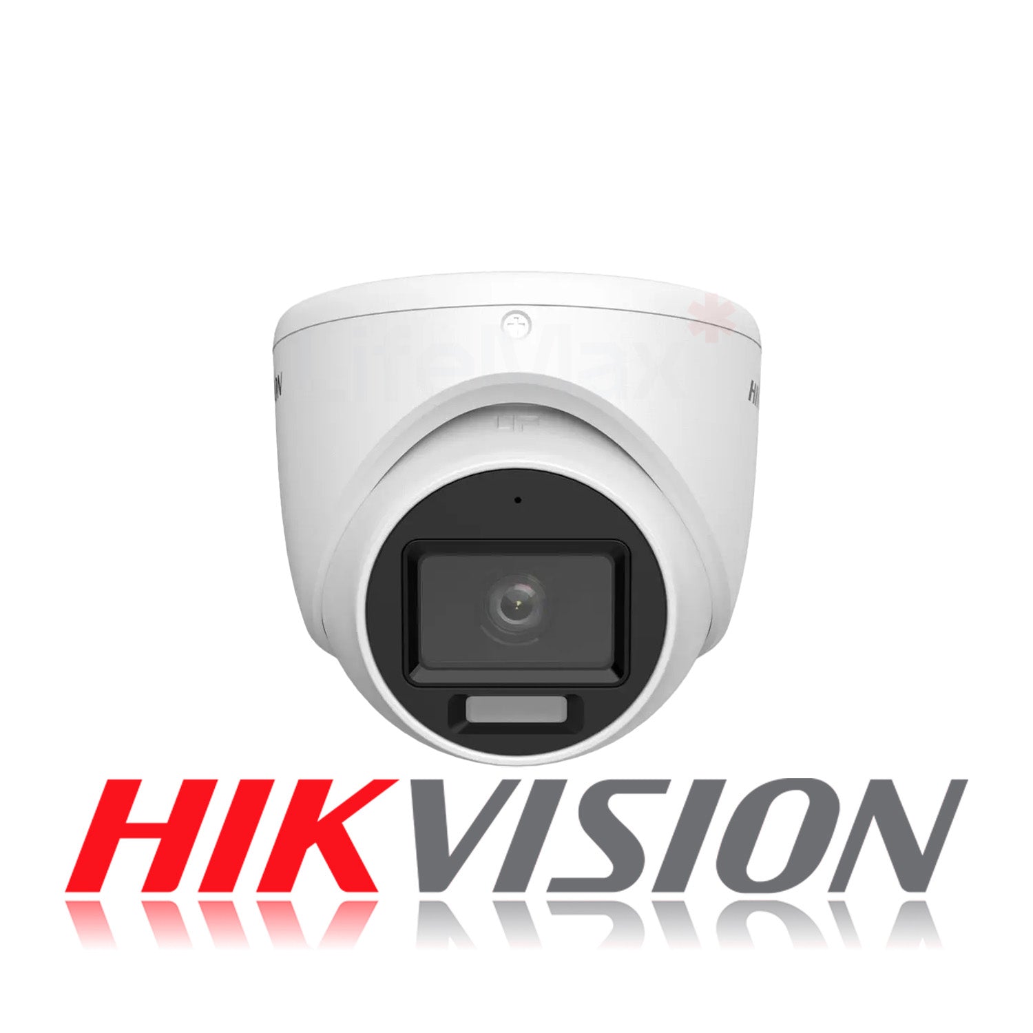 Camara de Seguridad Analoga Domo Hikvision Luz hibrida inteligente FHD 2MP Vision Fija 2.8mm IP67