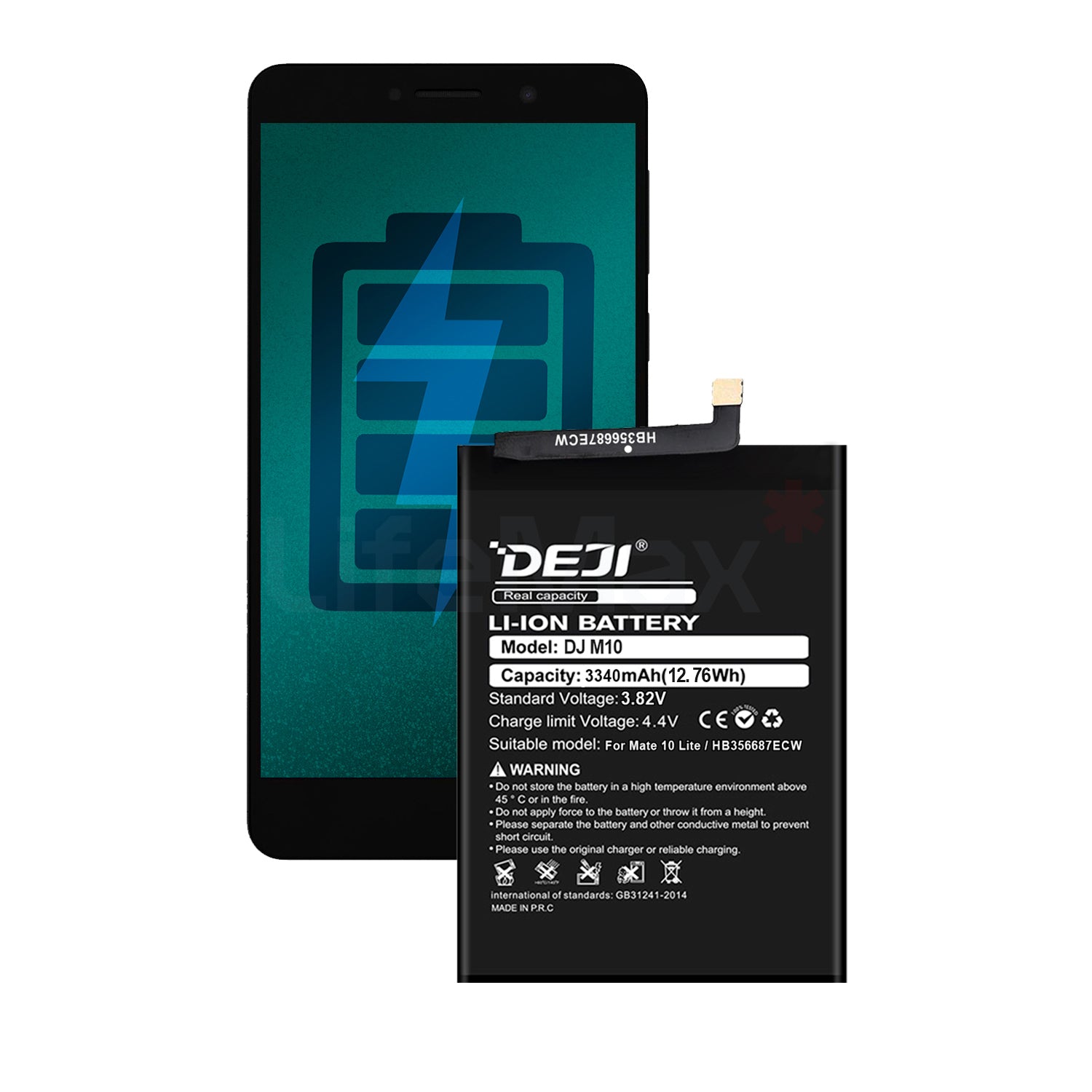 Bateria para Huawei Mate 10 Lite / P30 Lite DEJI IC Original Capacidad 3340mAh Maxima Duracion