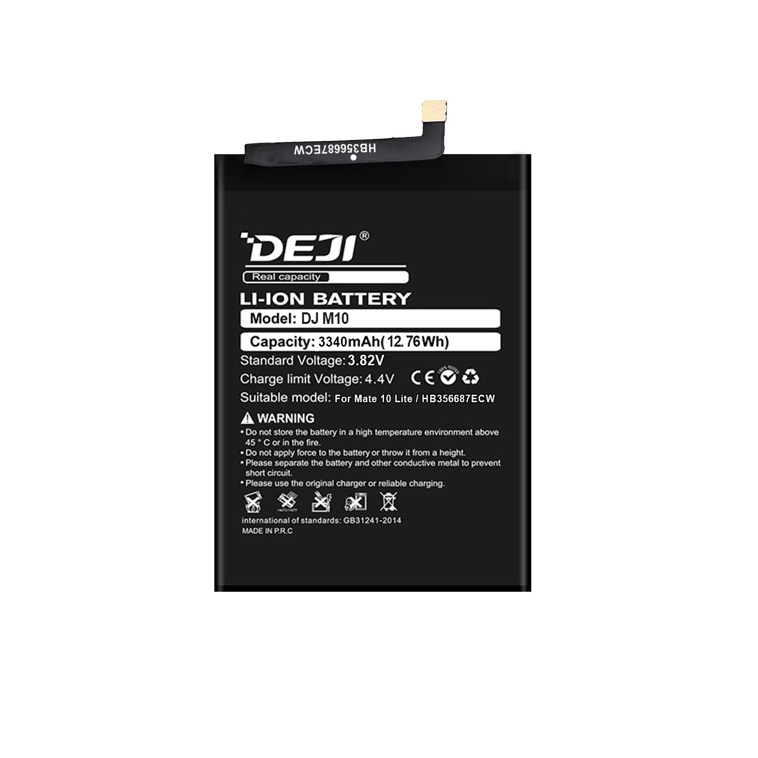 Bateria para Huawei Mate 10 Lite / P30 Lite DEJI IC Original Capacidad 3340mAh Maxima Duracion