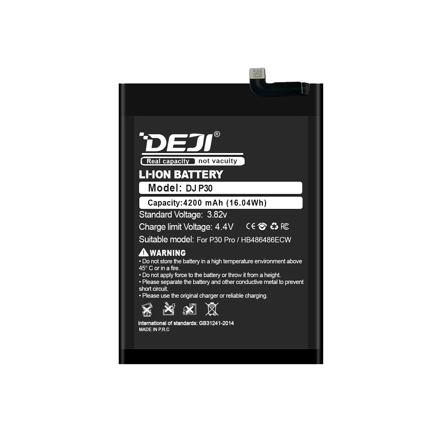 Bateria para Huawei Mate 20 Pro / P30 Pro DEJI IC Original Capacidad 4200mAh Maxima Duracion