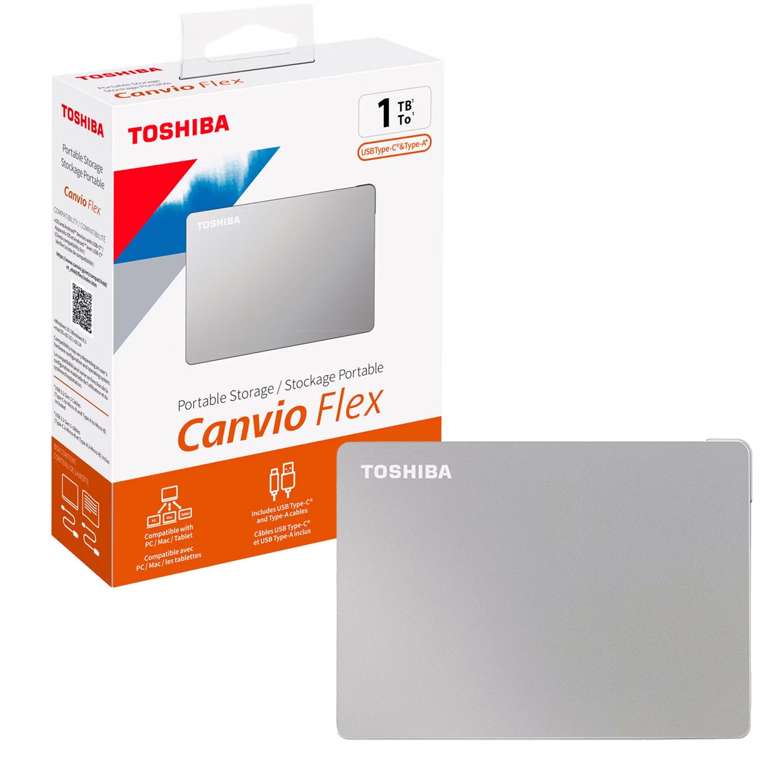 Disco Duro Externo Toshiba 1tb Canvio Flex 3.2 | Lifemax