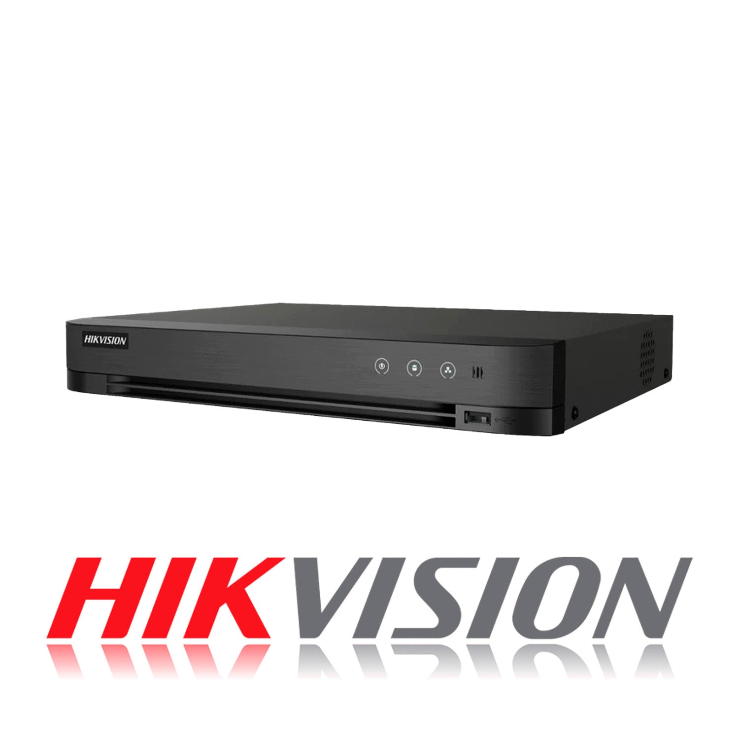 DVR 16 Canales Turbo HD Pentahibrido Hikvision Video Grabador H.265 pro+ AcuSense Max 24 Camaras Red