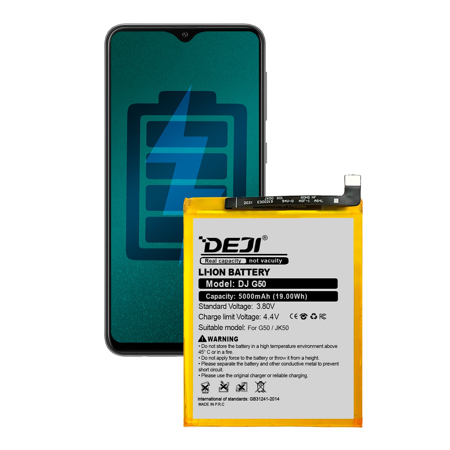 Bateria para Motorola G50 / 5G DEJI IC Original Capacidad 5000mAh Maxima Duracion