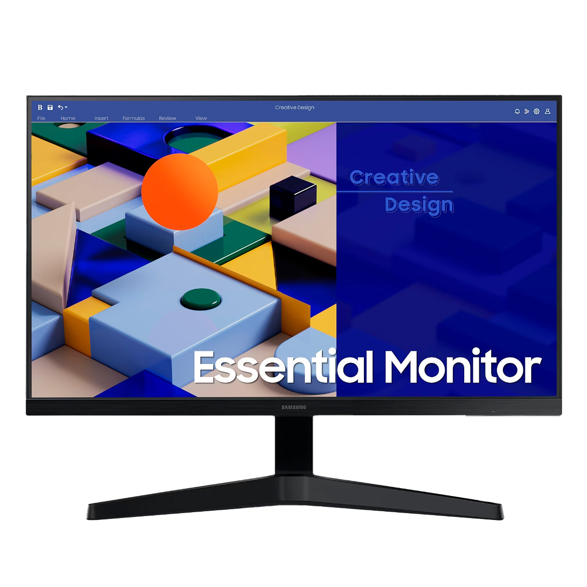 Monitor Plano Samsung 22in Full HD Panel IPS 75hz 5ms HDMI VGA FreeSync [ LS22C310EALXZS ]