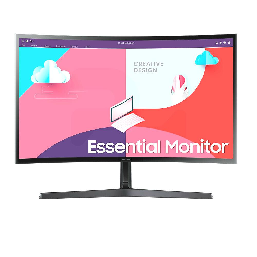 Monitor Curvo Samsung Essential 27in 75Hz FHD FreeSync Vesa [ LS27C366EALXZS ]