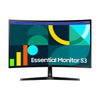 Monitor Curvo Samsung Essential S3 24in 100Hz 4ms Full HD Modo Game Montaje Vesa [ LS24D366GALXZS ]