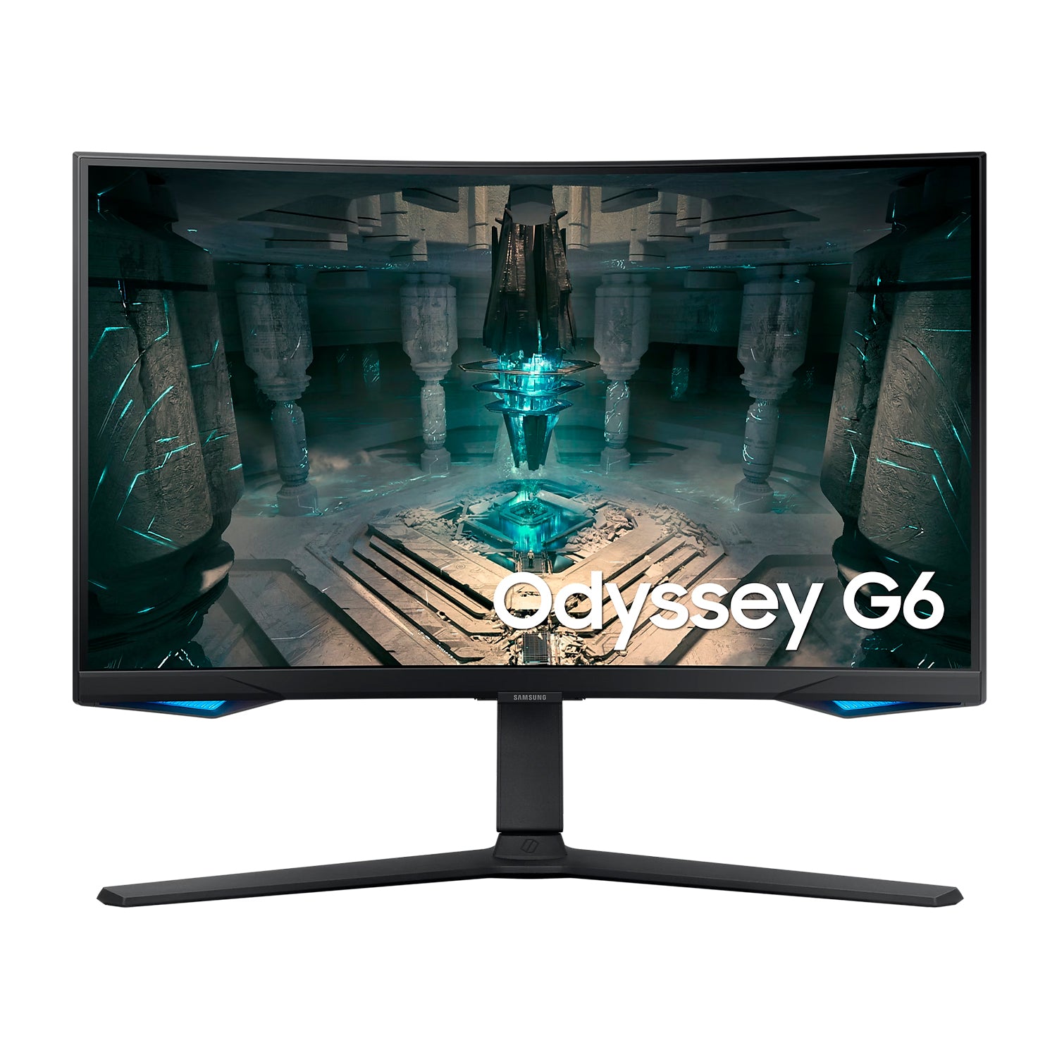 Monitor Gamer Curvo Samsung Odyssey G6 27in QHD CoreSync Inalambrico VA Pivote 240Hz 1ms FreeSync