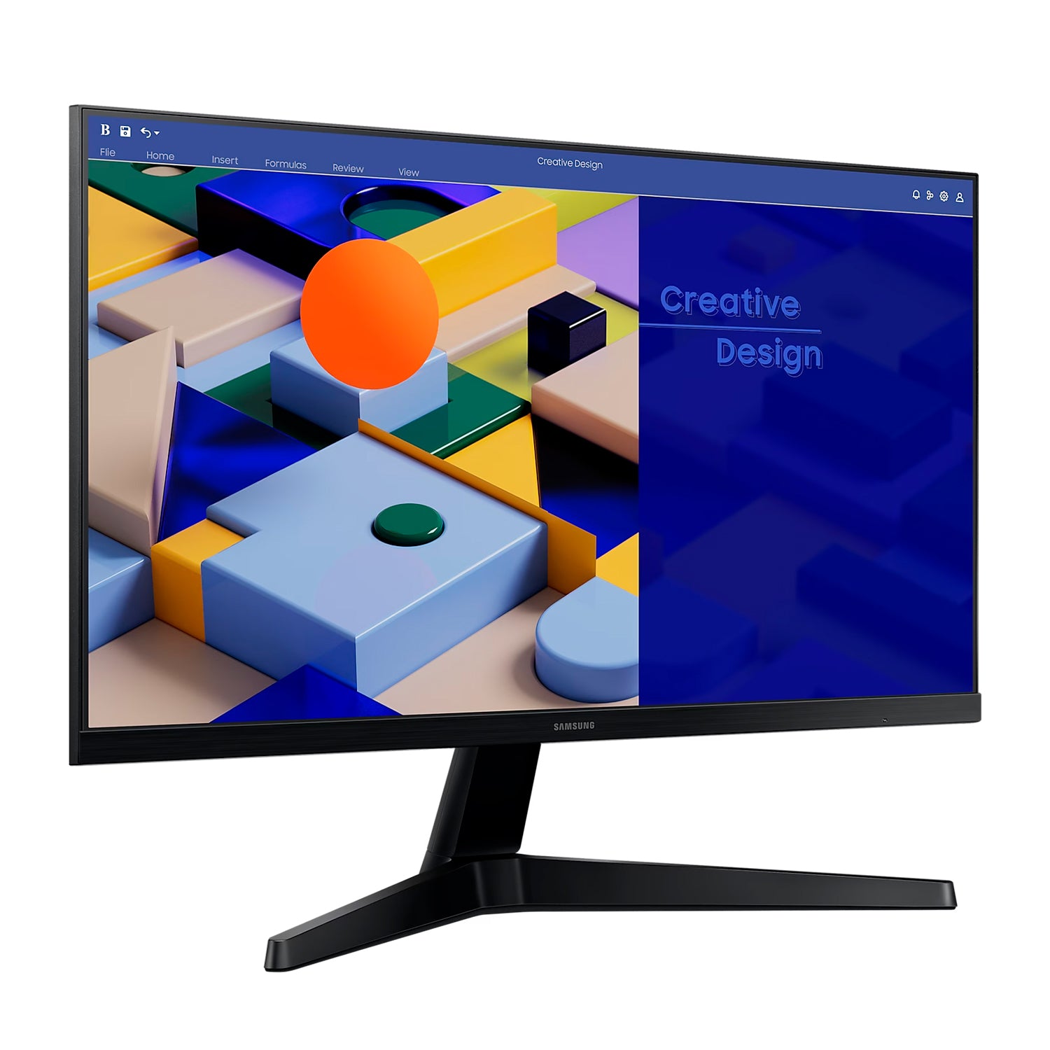 Monitor Samsung Essential S3 27in Full HD Panel IPS 75hz 5ms HDMI VGA AMD FreeSync Flicker Free