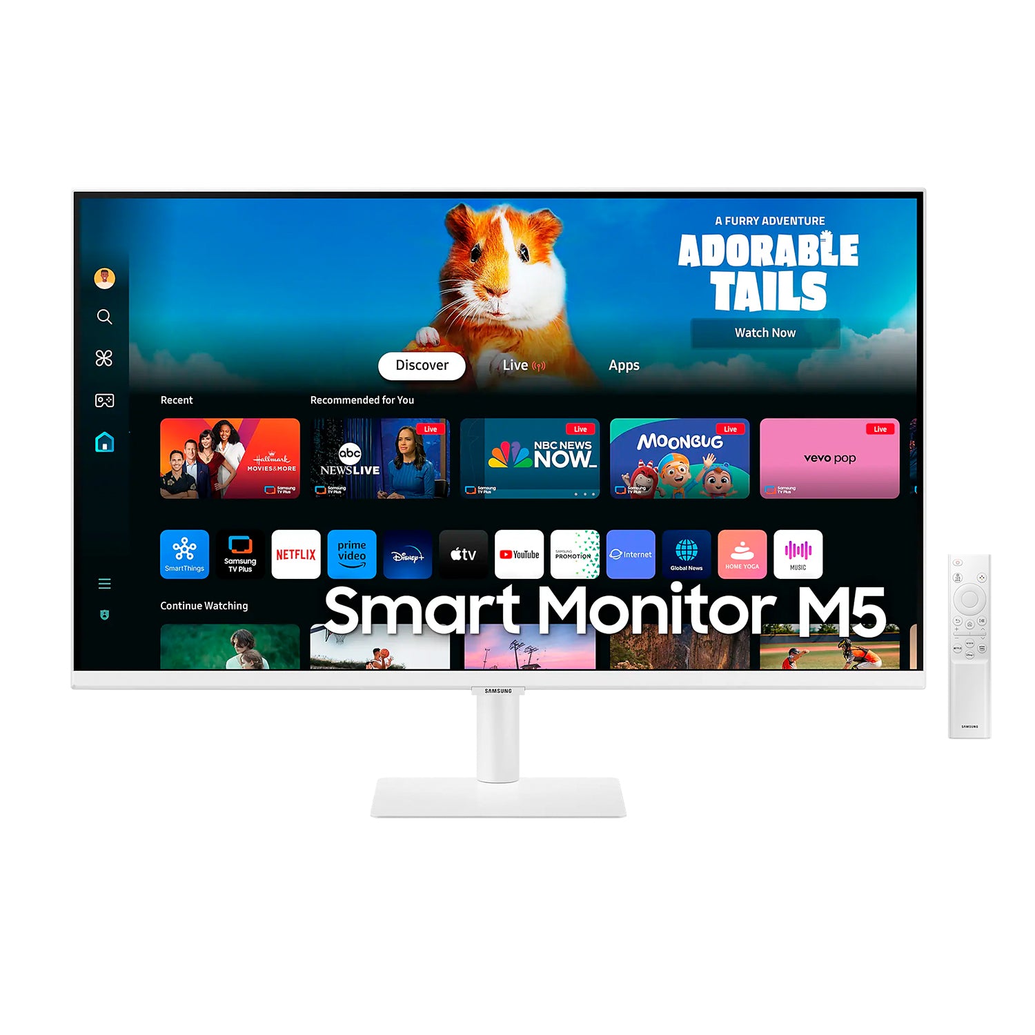 Monitor Samsung Smart TV M5 32in FHD HDR10 Bluetooth Wifi Inalambrico Control Multiple SmartThings