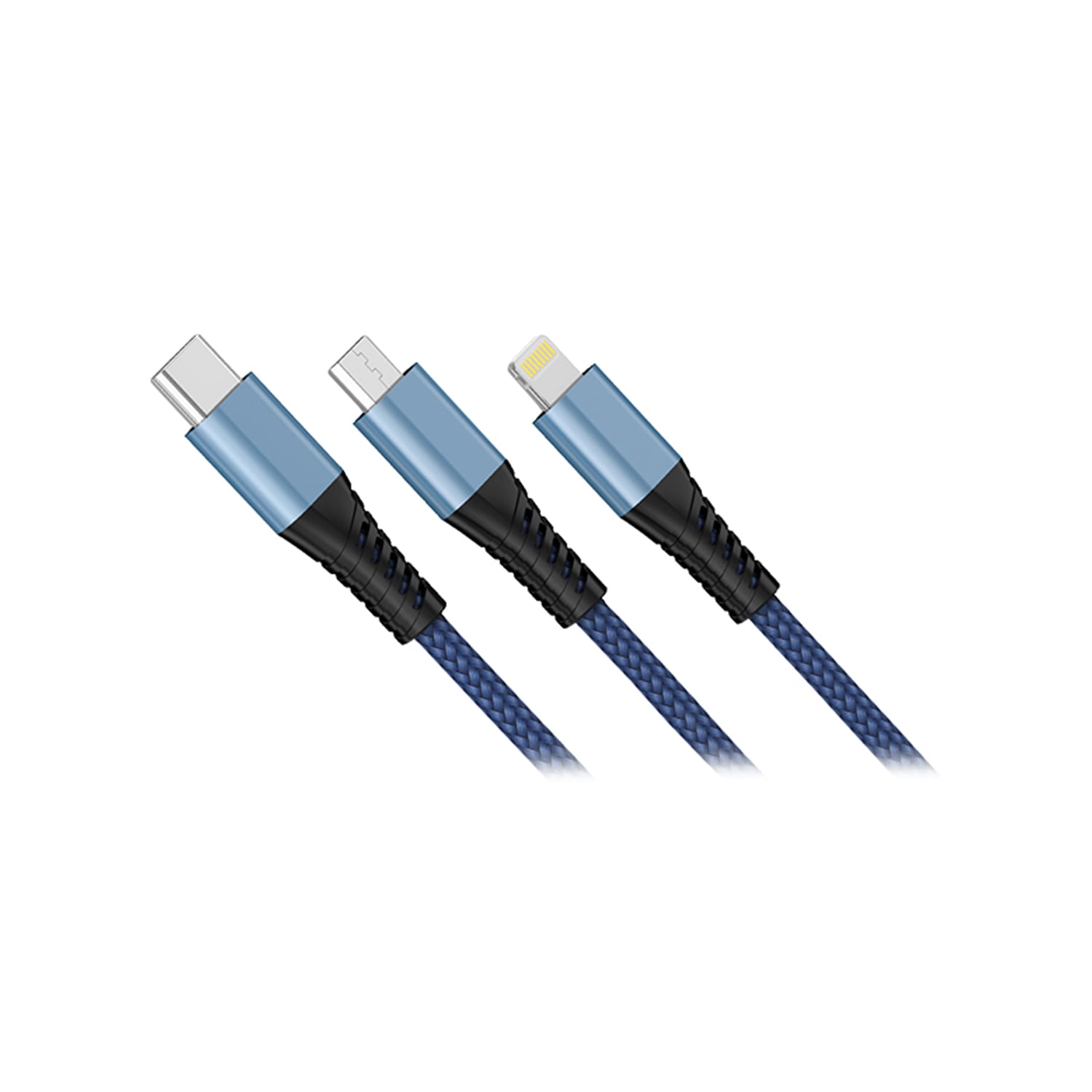 Cable de Carga Rapida 3en1 3A 120cms Master G [ MGCA31 ]