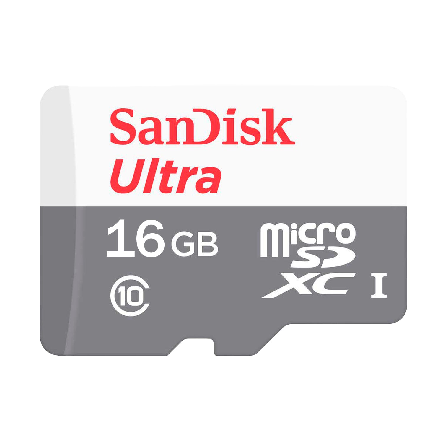 Tarjeta De Memoria MicroSD 16GB Sandisk Ultra SDHC Clase 10 + Adaptador 80mb/s Multiples Usos