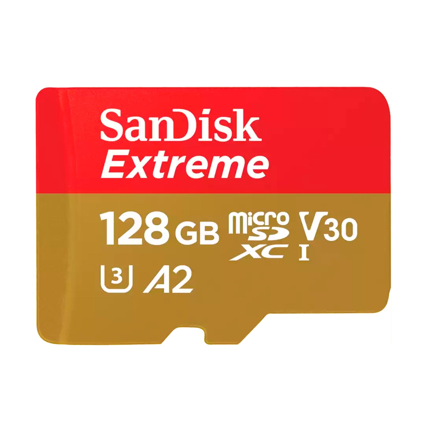 Tarjeta de Memoria MicroSDXC 128GB SanDisk Extreme UHS-I A2 V30 U3 4K 190MB/s + Adaptador