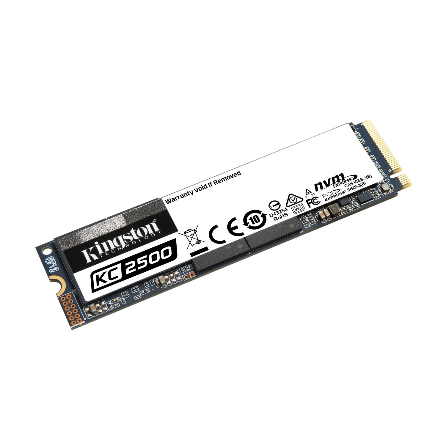 Disco Solido SSD M.2 Kingston 2TB PCIe NVMe KC2500 Gen 3.0 [ SKC2500M8/2000G ] | Lifemax