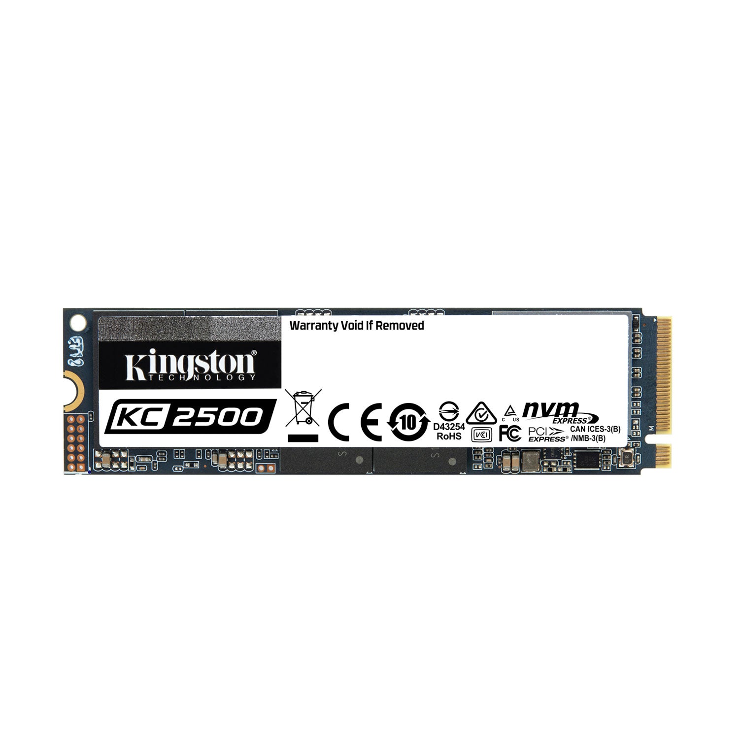 Disco Solido SSD M.2 Kingston 250GB PCIe 3.0 NVMe KC2500 x4 7200RPM HDD [ SKC2500M8/250G ] | Lifemax