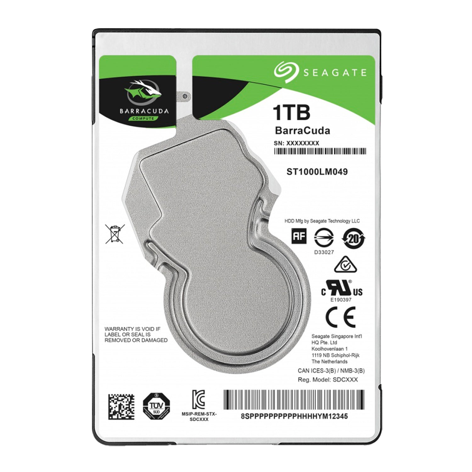 Disco Duro Interno Seagate Barracuda Pro 1TB 2.5" SATA 3 7200Rpm Buffer 128MB [ ST1000LM049 ]