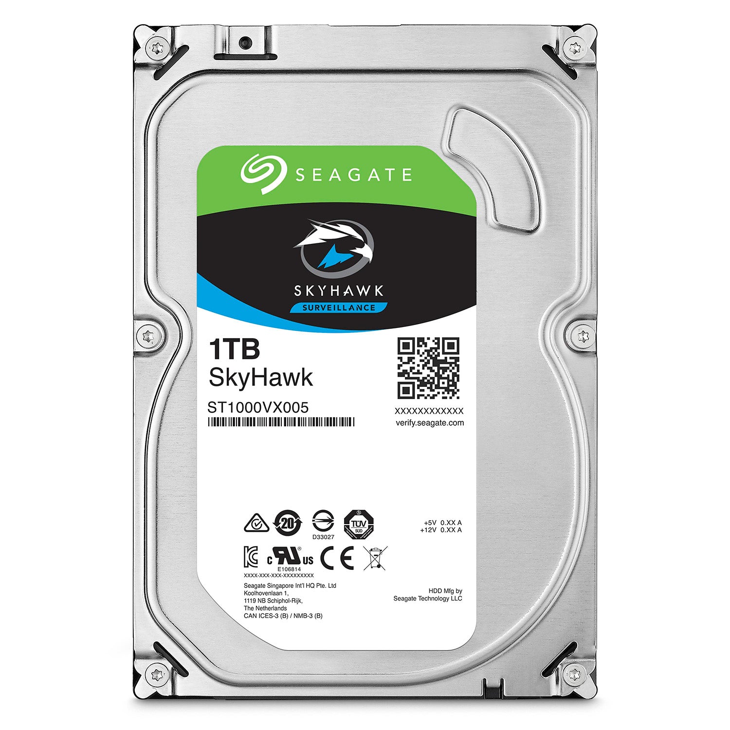 Disco Duro Seagate SkyHawk 1 TB 3.5in PC/DVR/NVR Vigilancia